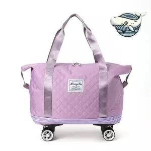 여행 필수 아이템 캐리어형 다용도 접이식 가방 바퀴형보스턴백 트롤리보스턴백