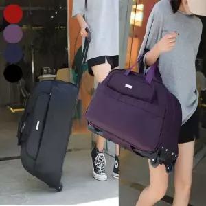 바퀴달린 보스턴백 휠캐리어 여행 짐가방 수납 손잡이 보스턴백캐리어 보스턴백