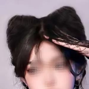 집게핀 가발 고양이귀 당고머리 똥머리 2개여자 여성헤어피스 20대 30대 스타일링 집게 포인트 부분 헤어뽕