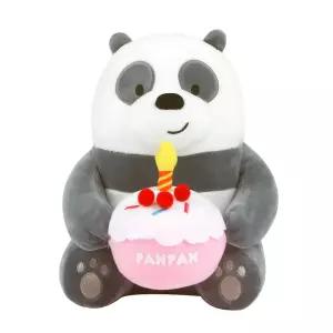 위베어베어스 시팅 케이크 판다인테리어인형 선물용 모형 봉제 동물 귀여운 판다 장식용