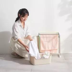 미니빨래건조대 1단 스텐 베란다 원룸 수건 양말 소형옷 세탁용품 이불 자취방 건조대