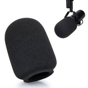 YOTESO 마이크 앞유리 SM7B와 호환되는 커버 SM7dB와 호환 배경 소음 감소 녹음용 팝 필터