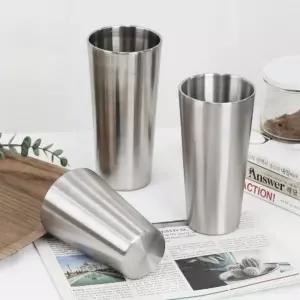 27종 심플 이중음료컵 민자 695ml스텐 695ML 304 업소용