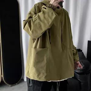 남자 여서 봄 스트릿 인기 패션 오버핏 후드 바람막이밀리터리 버자켓 체크블스웨이드 러커 린넨 야상 반집