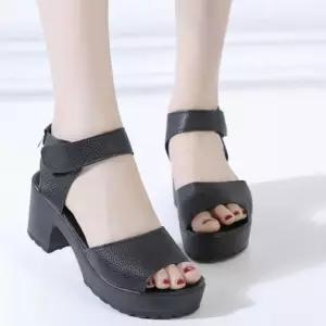 여성 2컬러 발편한 키높이 패션 스트랩 통굽 샌들 스샌들 여자 남성 핏플랍 한샌들 남자 여름 EVA 슬리퍼