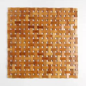 통풍솔솔 대나무 방석 자동차 사무실 여름 (44cm)차량 운전 의자 여름용 시원한 우드 단체 운전자