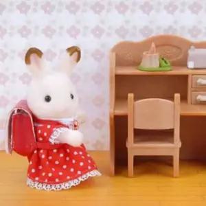 실바니안 패밀리 초콜릿 토끼 소녀 책상 인형 피규어 장난감미니어처 캐릭터어 안집 규어 여아선물 미니어