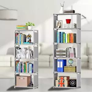 다용도 수납 선반장 DIY 옷장 수납함 5단 책장정리함 부직포 장반 도장 틈새장 장함