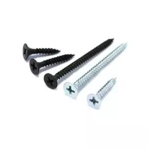 (U)나팔머리(석고) 외날피스 백색 8X65 1봉(300) 88208나사 체결 체결못 나사못