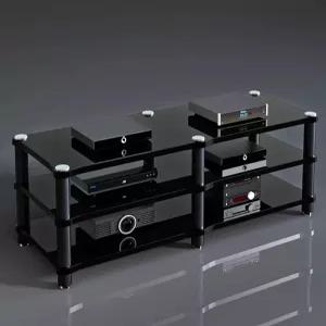 감성 오디오랙 강화유리 선반 거치대 인테리어 스탠드 캐비닛 스피커