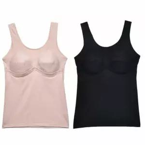 부직포 노몰드 브라 런닝 캡나시 편한탑 내장 편한 러닝 나시 패드 여성 와이어