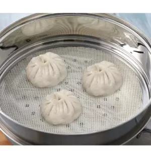 이딜리 찜판 실리콘 시트 만두 깔판 깔개 47cm원형 요리용 문두 다용도 패드 솥시트 기시트