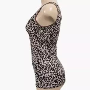 호피 여성 브라 런닝 나시탑 캡노와이어 나시 내장 편한 노나 러닝 패드