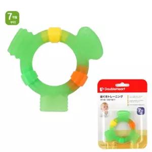 더블하트 유아용 잇몸 치아발육기 삼각 치아발육기/발육기/베이비/치아/선물/선물용/출산/추천용/아기/발육