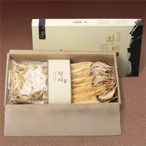 대관령황태 혼합 선물 세트 (포4미+태채200g)황태 셋트 건조 요리용 조리용 말린 태포 태채