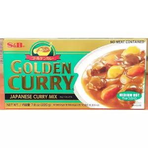 중간매운맛 고형카레 (에스비 220g)X10조리식품체 큐브 간편