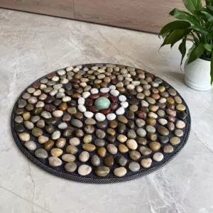 몽돌 발지압매트 맨발걷기 자갈 마사지 스톤 건강 워킹패드 발바닥 발마사지 힐링