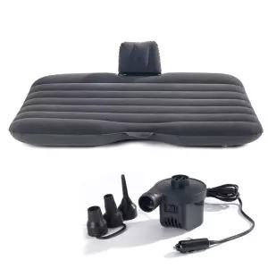 그레이 차량용에어매트+에어펌프 캠핑용품 에어매트