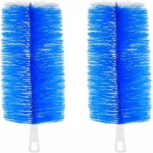 박스 팬 바닥 스탠드업 통풍구 히터 자동차 내부용 Zylphion 청소 브러시 2개 구부릴 수 있는 청소기