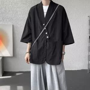 캐주얼 여름 남사친 솔리드 디자인 쿨링 차단 데이트룩 빅사이즈 가디건 셔츠 자외선 인기2