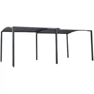 슬라이드식 주차텐트 방수 이동식 차고 파라솔 자동차 자바라천막 주차장 접이식 투명 차양막