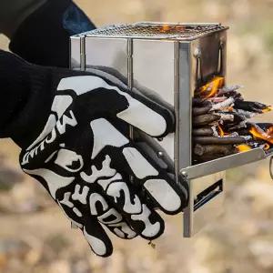 캠핑 안전 보호 내열 장갑요리 바베큐 화로 로대