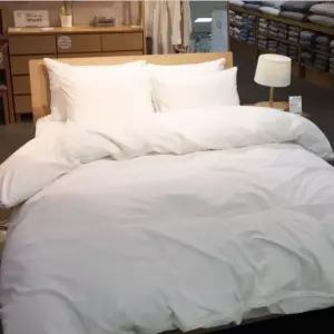 220T 핏트시트 (Fitted sheet) 폴리50+면50 (퀸)호텔침구시 침대커버 침대보 매커버 덮개 매리스 면세 침구