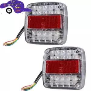 방수 후미등 후진등 표시등 번호판 12V LED 램프 트럭 1개 트레일러