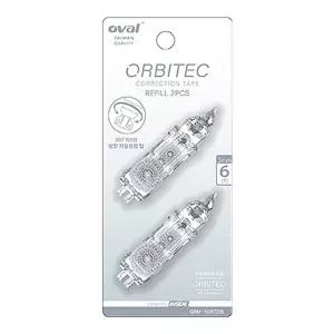 오발 수정테이프 리필 투명 10개 1세트잎교체용 교환용 이프심 잎심 내심 테잎 노크식