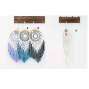 대형 라탄 드림케쳐 4종캐쳐 에스닉쳐 감성쳐 벽장식소품 인테리어 홈데코 문소품 현관문꾸미기 방문걸이