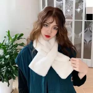 여성 보들 쁘띠퍼 목도리 1P 겨울 데일리 머플러 겨울목도리 보온목도리 쁘띠목도리