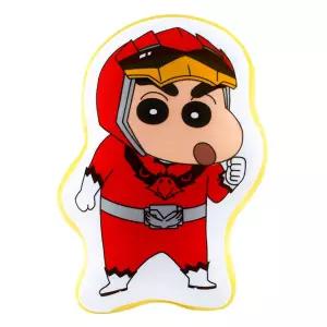 짱구x파워레인저 라인프린트 쿠션-쿠션 아이들이좋아하는 캐릭터 어린이날선물 침대 인테리어 콜라보 낮잠