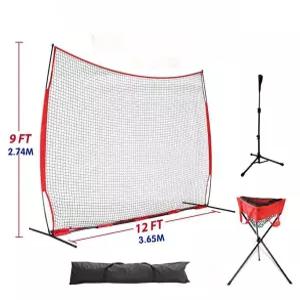 야구 홈런 피칭 배팅 청소년 타겟 연습기 구멍과 그물망 훈련용 소프트볼 연습장