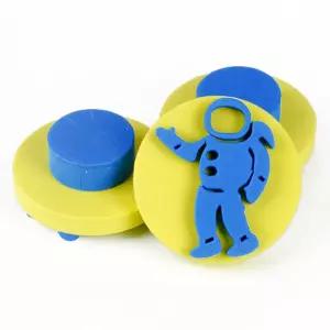 키즈 퍼니 스탬프우주탐험 6종 세트미술놀이 어린이 스펀지 물감 잘찍히는 찍기