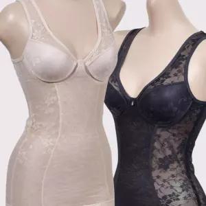 오가닉원단으로 부드러운 감촉 치마올인원 아쿠아 몰드 쉐이퍼여자속옷 바디보정 여성용 기능성 체형