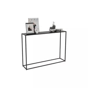 블랙프레임 장식테이블 다용도 프레임 인테리어 좁은 복도 미니멀 현관 틈새 슬림 모던 콘솔
