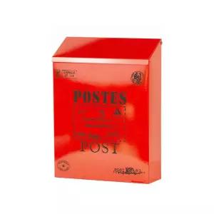 열쇠 자물쇠로 안전하게 사용하는 벽걸이 우편함타운하우스 단독주택우체통 농가 시골집 신축현장 공사 커