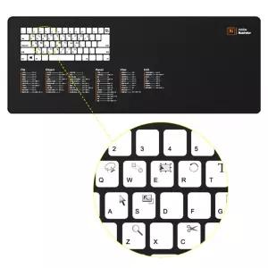 엑셀 포토샵 일러 단축키 장패드 데스크매트 키보드마우스 게이밍 부드러운 책상 소품