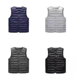 남녀공용 브이넥 경량 패딩조끼 히든포켓 포근 데일리 남자 누빔 사무실 사무용 이너 남성 점퍼