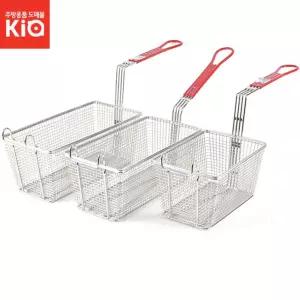 DK 후라이드 바스켓 올스텐 튀김 건지기 치킨 사각 바구니 린나이 업소용 망영업용건지 용건지 스테인레스
