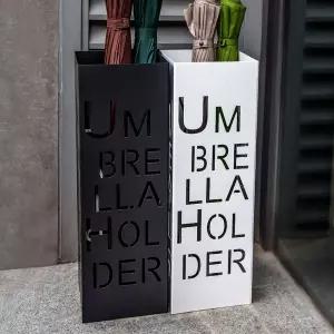 엄브렐라 스틸 우산꽂이 인테리어 디자인 소품대용량 정리대 보관함 수납정리함 다용도 받침대 쓰레기통 우