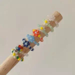 GGD 비즈 구슬 꽃 토우링 발가락지 애끼링 TPu8+7xZy