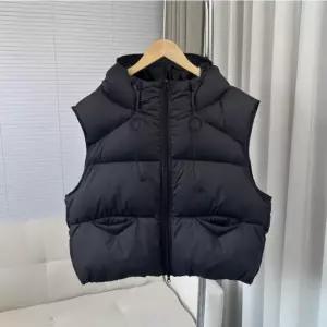 풍성한 퍼프디자인 캐주얼 데일리아우터 크롭패딩조끼간절기 겨울롱 따뜻한털 경량 여성 코디 캐쥬얼 방한