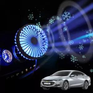 더뉴말리부 차량용 송풍구 호환 선풍기 시즌3운전 트럭 자동차팬 차량 자동차용 여름 USB 쿨링 용선풍기 카