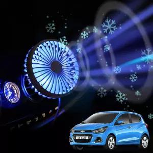 스파크 차량용 송풍구 호환 선풍기 시즌3운전 트럭 자동차팬 차량 자동차용 여름 USB 쿨링 용선풍기 카팬