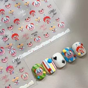 [셀러에이드]立 감 피에로 네일 데코 스티커