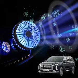 더뉴팰리세이드 차량용 송풍구 호환 선풍기 시즌3구형 USB포트 미니 휴대용 용선풍기 자동차 용에어서큘레