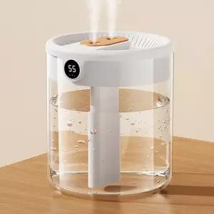 (웰스온) 공간 USB 무드등 가습기(화이트) (1.3L)충전 사무실 인테리어 선물 겨울필수품 회사 미니 가정용