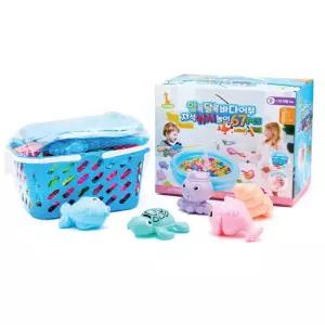 알록달록 바다어부 자석 낚시놀이 67pcs소꿉 역할 물놀이 어린아이 감각발달 발달완구