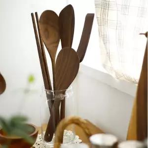 조리도구 뒤집게 윌넛 계란말이 뒤지개 원목 뒤집기 부침개 뒤지게 뒤지기 철판요리 볶음 파전뒤집게 말이